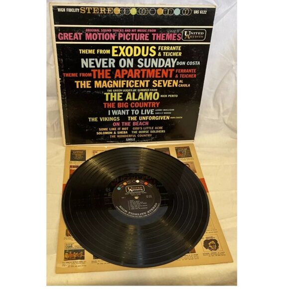 Original Sound Tracks And Hit Music From Great Motion Picture Themes VG LP - Picture 2 of 9
